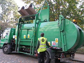 Four-Wheeled External Bins